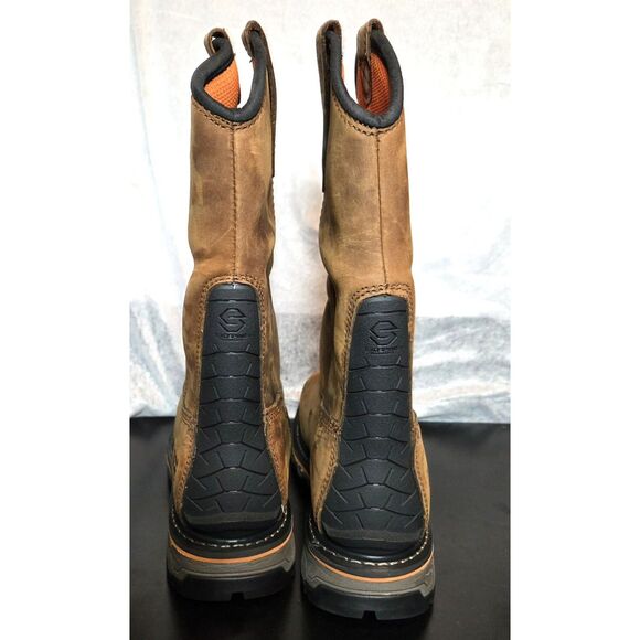 Men's Timberland PRO True Grit Pull-On Composite Toe Waterproof Boots - Size 10W - Picture 5 of 12